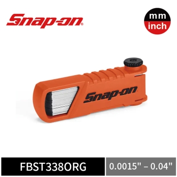Snap-on 38件式 公/英制 標準型厚薄規組 (間隙規) (橘)