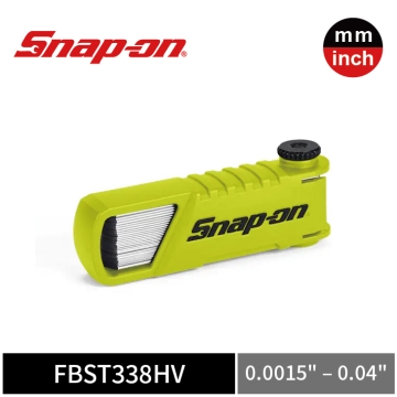 Snap-on 38件式 公/英制 標準型厚薄規組 (間隙規) (螢光黃)