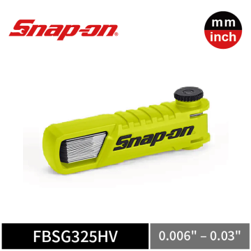 Snap-on 25件式 公/英制 高精度型厚薄規組 (間隙規) (螢光黃)