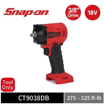 Snap-on 18V 3/8" 短柄無線衝擊扳手 (Tool Only) (紅)