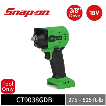 Snap-on 18V 3/8" Drive 短柄無線衝擊扳手 (Tool Only) (綠)