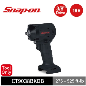 Snap-on 18V 3/8" Drive 短柄無線衝擊扳手 (Tool Only) (黑)