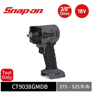 Snap-on 18V 3/8" Drive 短柄無線衝擊扳手 (Tool Only) (槍灰)