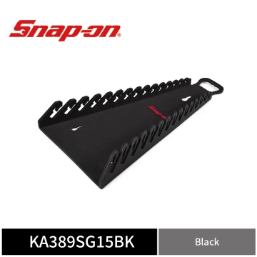 Snap-on 反向15格扳手收納架 (梯形) (黑)