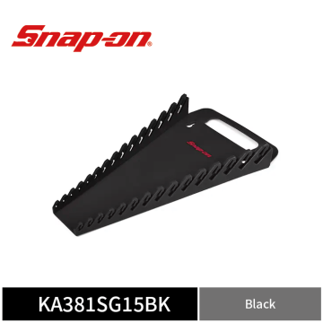 Snap-on 15格扳手收納架 (倒梯形) (黑)