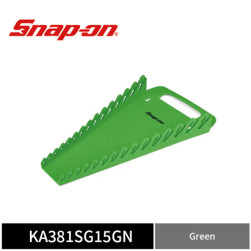 Snap-on 15格扳手收納架 (倒梯形) (綠)