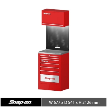 Snap-on 26" 頂級七抽工具系統櫃 (紅)