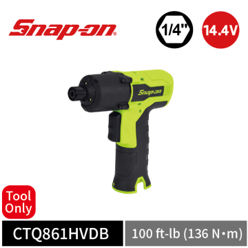 Snap-on 14.4V 1/4" Hex MicroLithium 快拆式無線衝擊起子 (Tool Only) (螢光黃)
