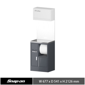 Snap-on 26" 資源回收/捲紙服務系統櫃 (淺灰+深灰)