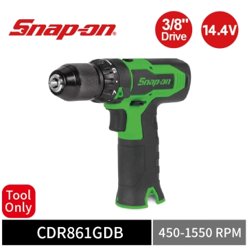 Snap-on 14.4V 3/8" Drive MicroLithium 無線電鑽 (Tool Only) (綠)