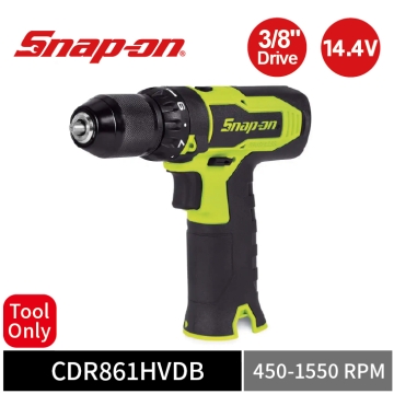 Snap-on 14.4V 3/8" Drive MicroLithium 無線電鑽 (Tool Only) (螢光黃)