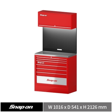 Snap-on 40" 頂級七抽工具系統櫃 (紅)