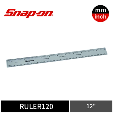 Snap-on 12" 公/英制 不鏽鋼直尺