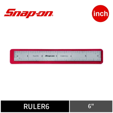 Snap-on 6" 英制 不鏽鋼直尺 (1/8", 1/16", 1/32", 1/64")
