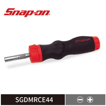 Snap-on 多角度棘輪螺絲起子 (含一字、十字頭) (紅)