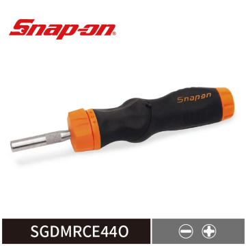 Snap-on 多角度棘輪螺絲起子 (含一字、十字頭) (橘)