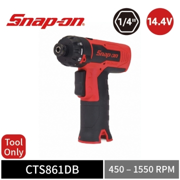 Snap-on 14.4V 1/4" Hex 無刷衝擊起子機  (Tool Only) (紅)