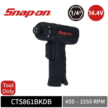 Snap-on 14.4V 1/4" Hex 無刷衝擊起子機  (Tool Only) (黑)