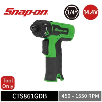Snap-on 14.4V 1/4" Hex 無刷衝擊起子機  (Tool Only) (綠)