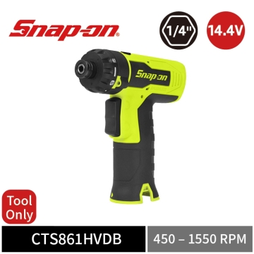 Snap-on 14.4V 1/4" Hex 無刷衝擊起子機  (Tool Only) (螢光黃)