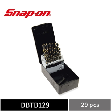 Snap-on 29件式 標準長 ThunderBit® 135° 分點高速鋼鑽頭組 (1/16–1/2")