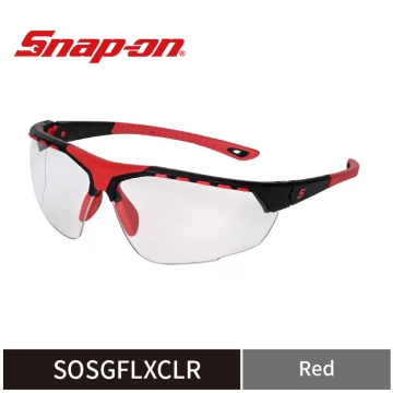 Snap-on Ultra-Flex 超彈性安全眼鏡 (紅)