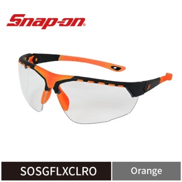 Snap-on Ultra-Flex 超彈性安全眼鏡 (橘)