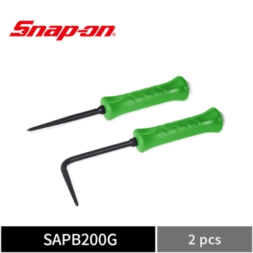 Snap-on 2件式 高強度定位撬桿組 (綠)