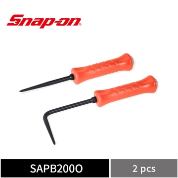 Snap-on 2件式 高強度定位撬桿組 (橘)