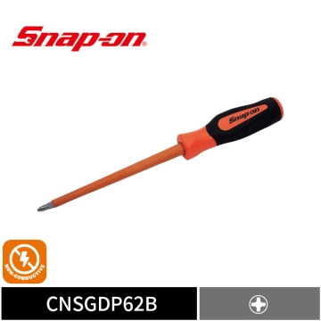 Snap-on 絕緣複合材質 Slim Tip PHILLIPS® 十字起子 #2