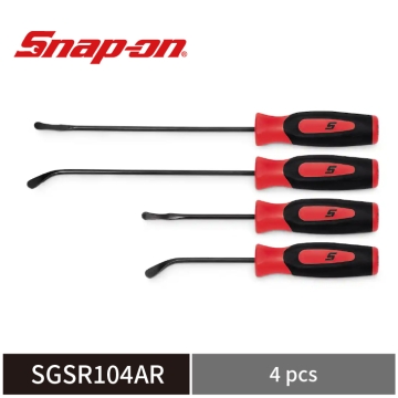Snap-on 4件式 Instinct® 油封拆卸工具組 (紅) 油封鉤