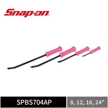 Snap-on 4件式 可敲擊型撬棒組 (粉紅)