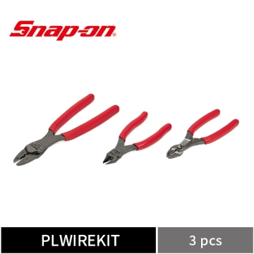 Snap-on 3件式 線材用鉗工具組 (紅)