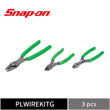 Snap-on 3件式 線材用鉗工具組 (綠)