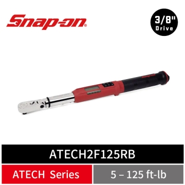 Snap-on 3/8" Drive TechAngle® 活動式電子扭力扳手 (5–125 ft-lb) (紅)