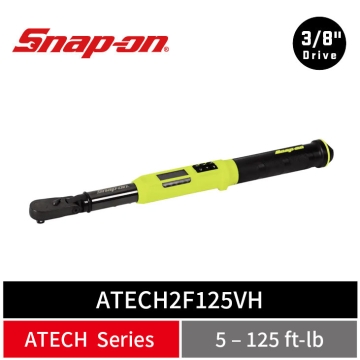 Snap-on 3/8" Drive TechAngle® 活動式電子扭力扳手 (5–125 ft-lb)