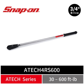 Snap-on 3/4" Drive TechAngle® 六分 鋼製電子扭力扳手 (30–600 ft-lb) 卡車用