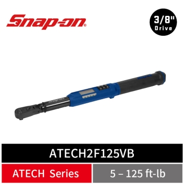 Snap-on 3/8" Drive TechAngle® 活動式電子扭力扳手 (5–125 ft-lb)
