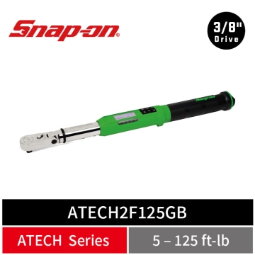 Snap-on 3/8" Drive TechAngle® 活動式電子扭力扳手 (5–125 ft-lb) (綠)