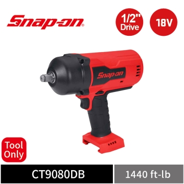 Snap-on 18V 1/2" Drive 四分 卡車用 超大扭力無刷衝擊扳手 (Tool Only) (紅)