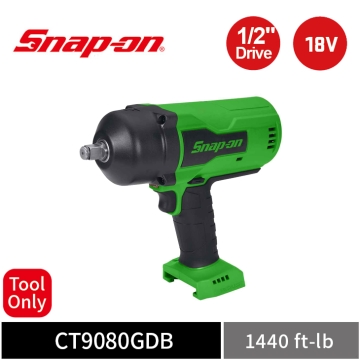Snap-on 18V 1/2" Drive 四分 卡車用 超大扭力無刷衝擊扳手 (Tool Only) (綠)