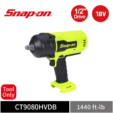 Snap-on 18V 1/2" Drive 四分 卡車用 超大扭力無刷衝擊扳手 (Tool Only) (螢光黃)