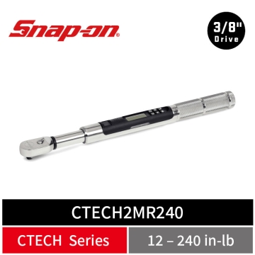 Snap-on 3/8" Drive ControlTech® 工業級微型電子扭力扳手 (12–240 in-lb)