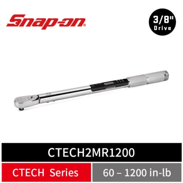 Snap-on 3/8" Drive ControlTech® 微型電子扭力扳手 (60–1200 in-lb)