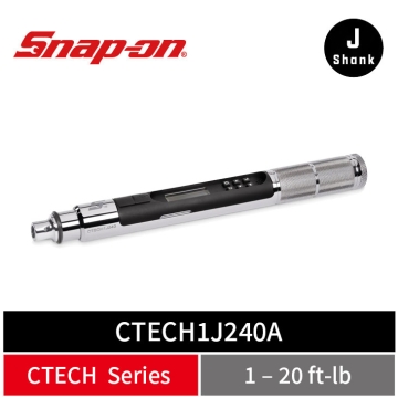 Snap-on J-Shank ControlTech® 換頭式工業級電子扭力扳手 (1–20 ft-lb)