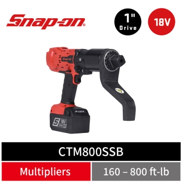 Snap-on 18V 1" Drive 重載級 電動扭力倍力器 (160–800 ft-lb) 1000牛頓米
