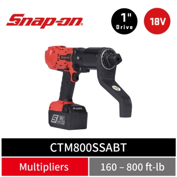 Snap-on 18V 1" Drive 重載級 進階型電動扭力倍力器 (160–800 ft-lb) 1000牛頓米