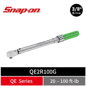 Snap-on 3/8" Drive 機械扭力扳手 (20–100 ft-lb) (綠)