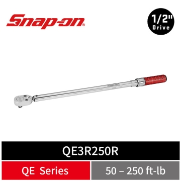 Snap-on 1/2" Drive 四分 機械扭力扳手 (50–250 ft-lb) (紅)