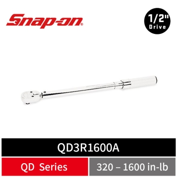 Snap-on 1/2" Drive 英制 四分 機械扭力扳手 (320–1600 in-lb)